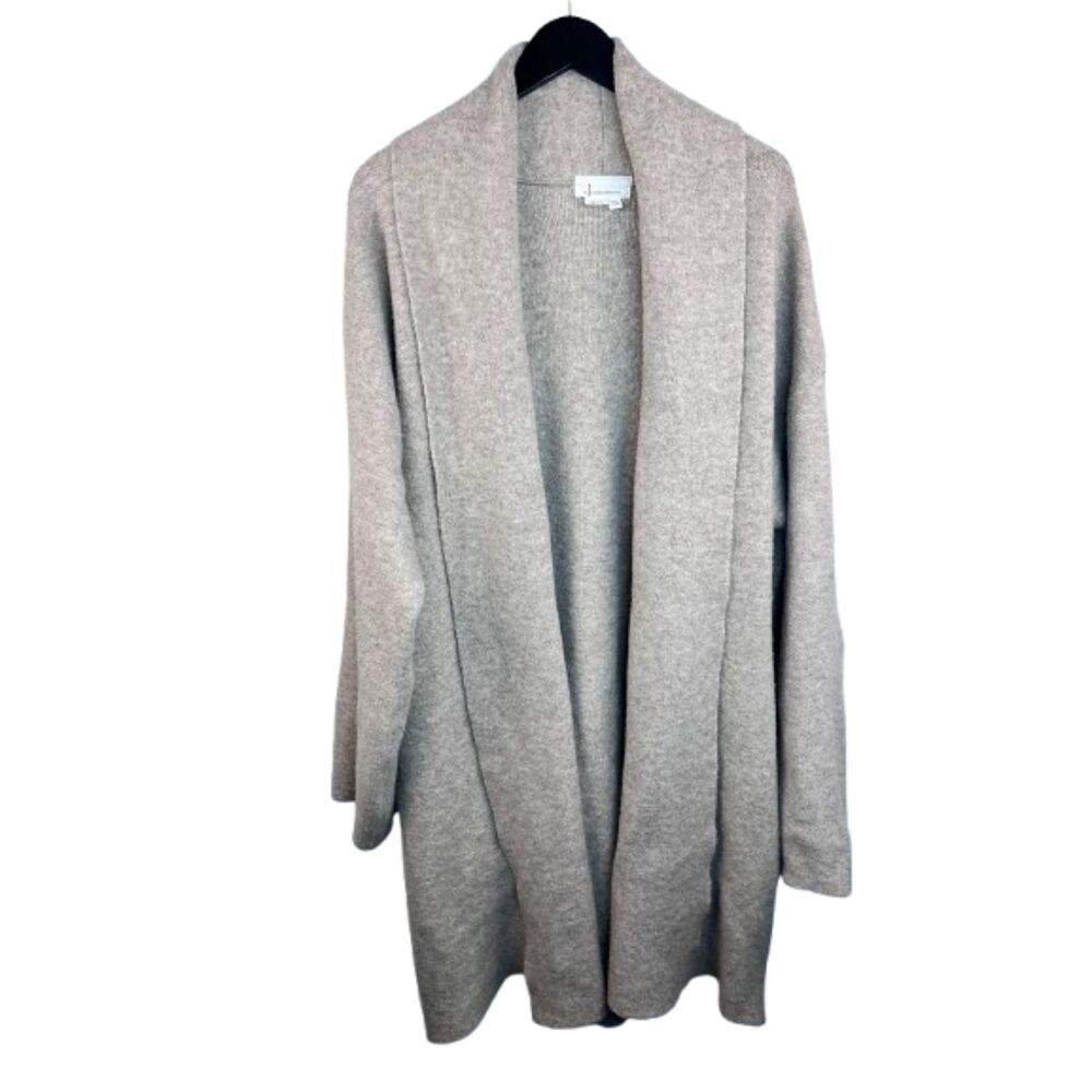Anthropologie Open Front Longline Stretchy Cardigan Sweater Coat One Size OS